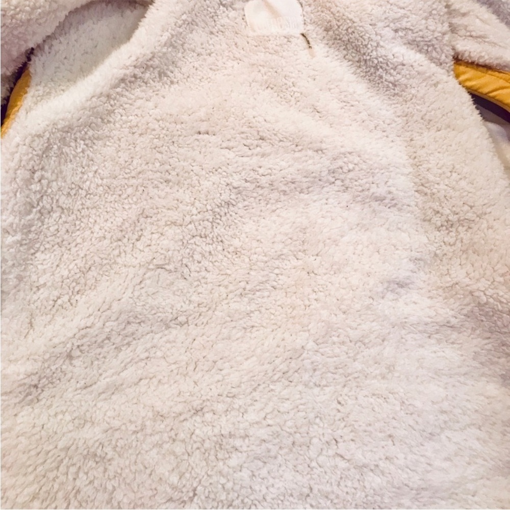 ❤️MiFresia - Bright Yellow Nylon Shearling Puffer Vest - XL - Picture 7 of 7